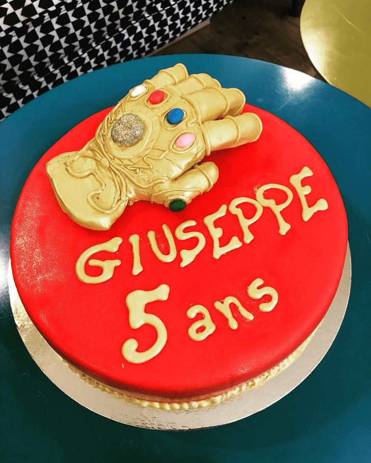 Handsome Thanos Cake