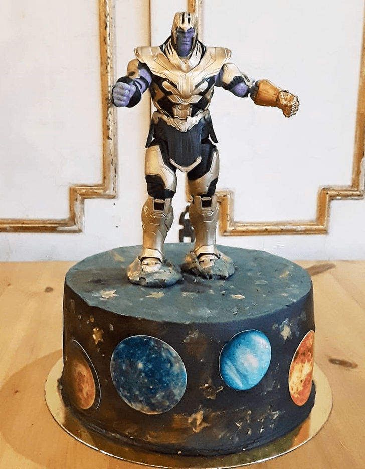 Pretty Thanos Cake