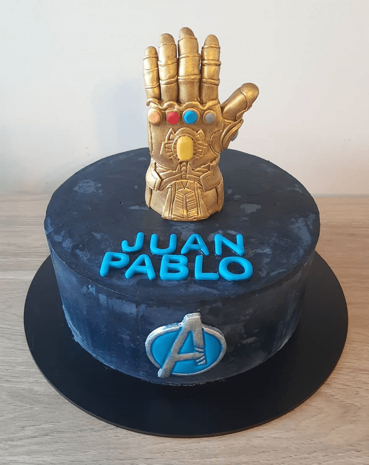 Radiant Thanos Cake