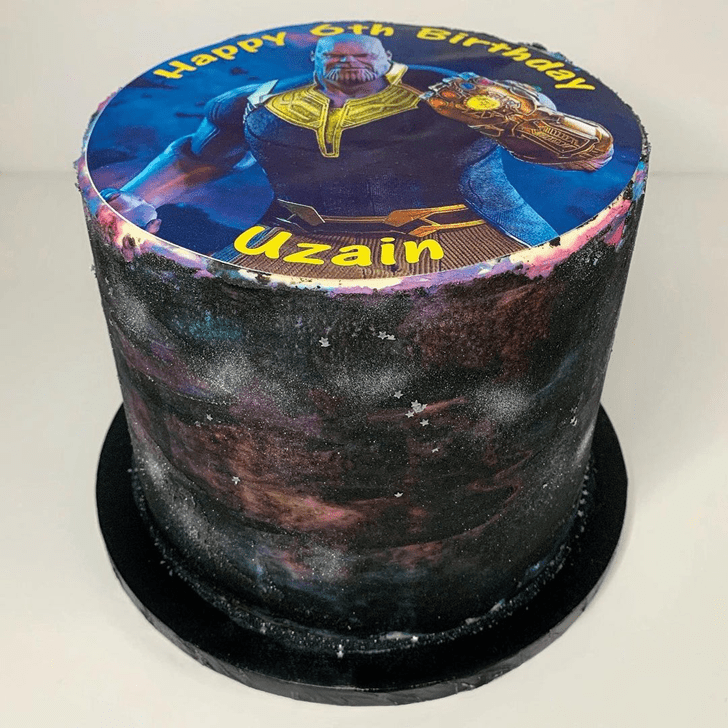 Wonderful Thanos Cake Design