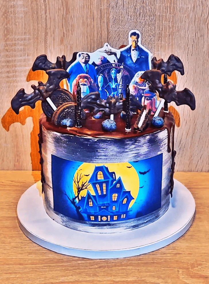 Angelic The Addams Family Cake
