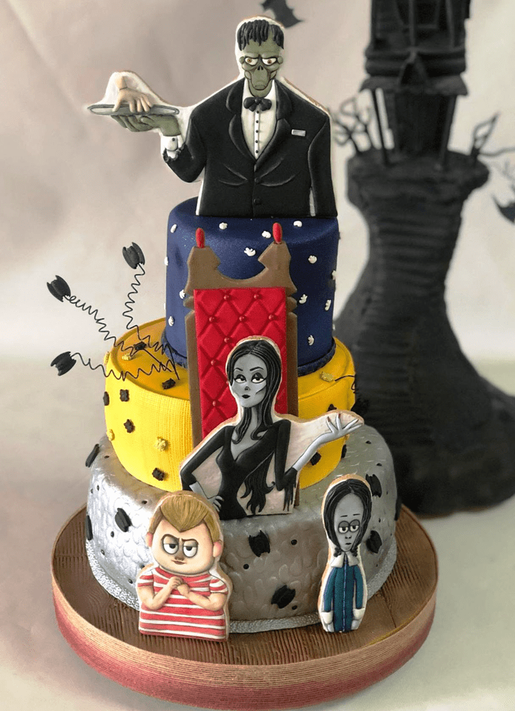 Captivating The Addams Family Cake