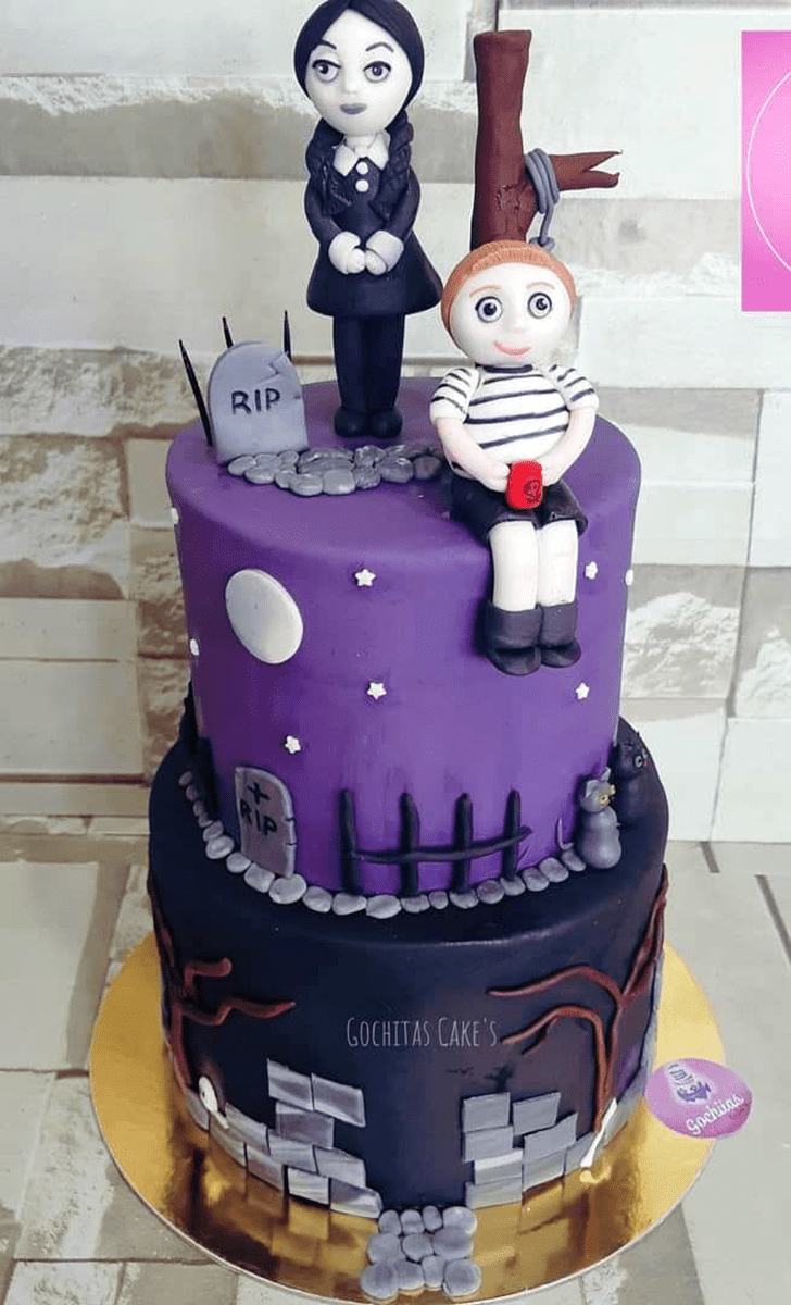 Delicate The Addams Family Cake