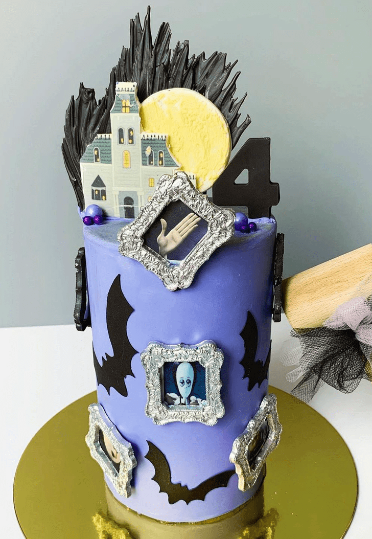 Delightful The Addams Family Cake