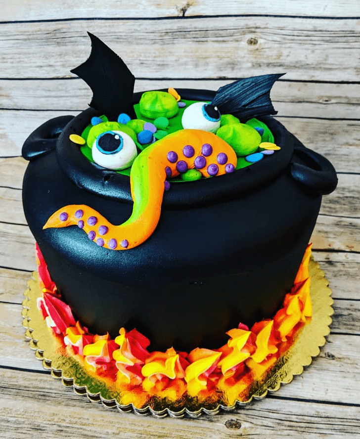 Superb The Black Cauldron Cake