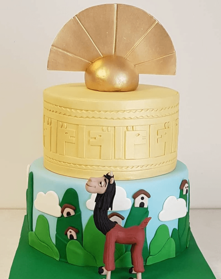Adorable The Emperor's New Groove Cake