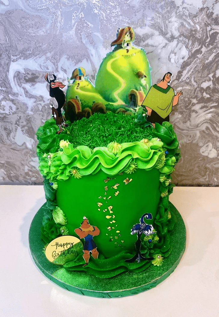 Dazzling The Emperor's New Groove Cake