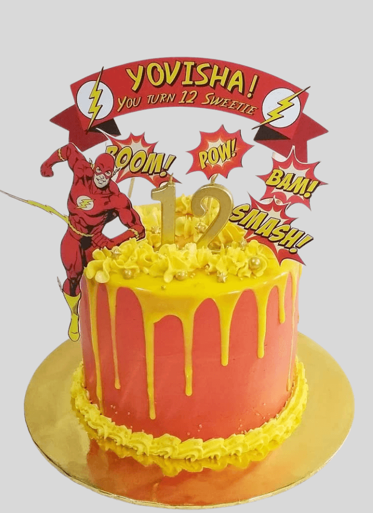 Good Looking The Flash Cake