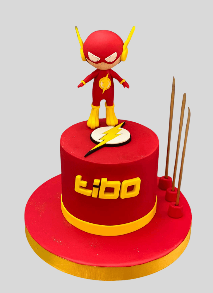 Pretty The Flash Cake
