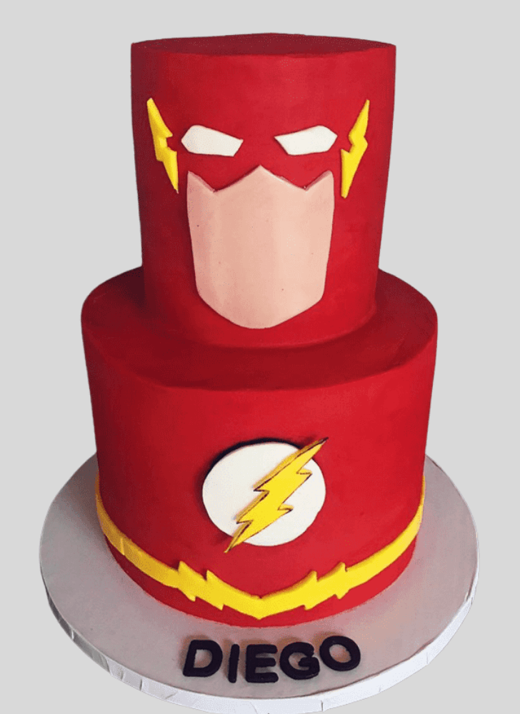 Resplendent The Flash Cake