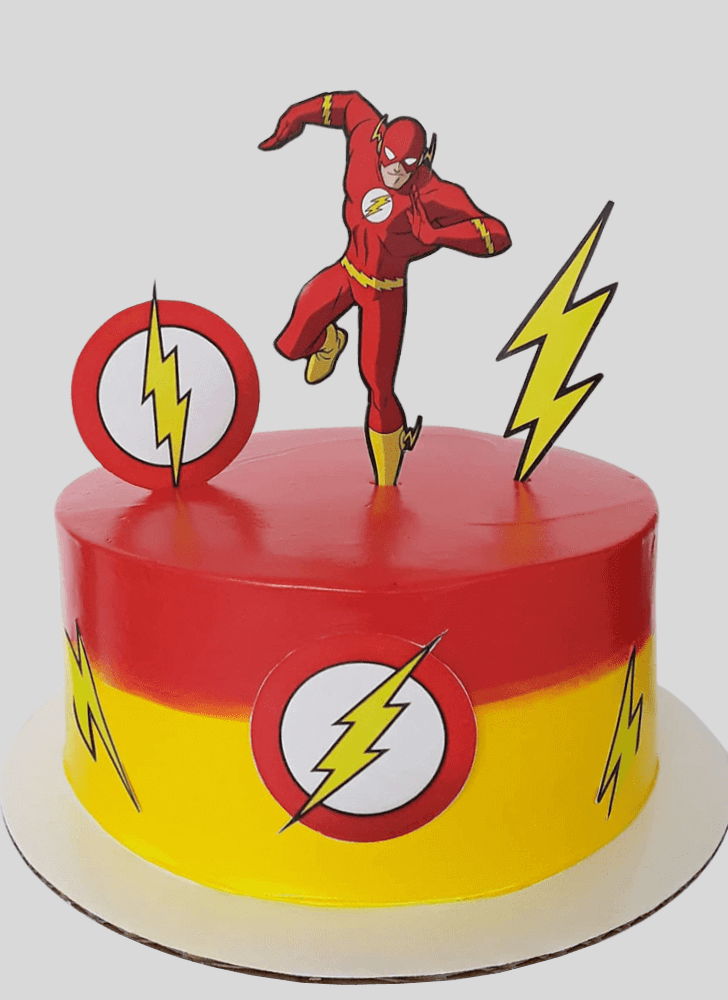 Wonderful The Flash Cake Design