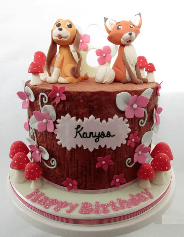 Classy The Fox and the Hound Cake
