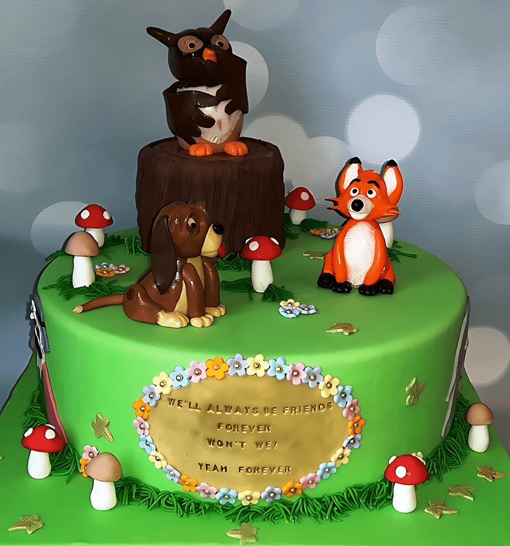 Excellent The Fox and the Hound Cake