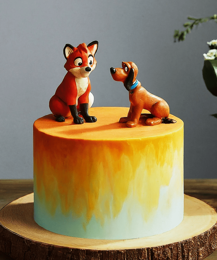 Fine The Fox and the Hound Cake