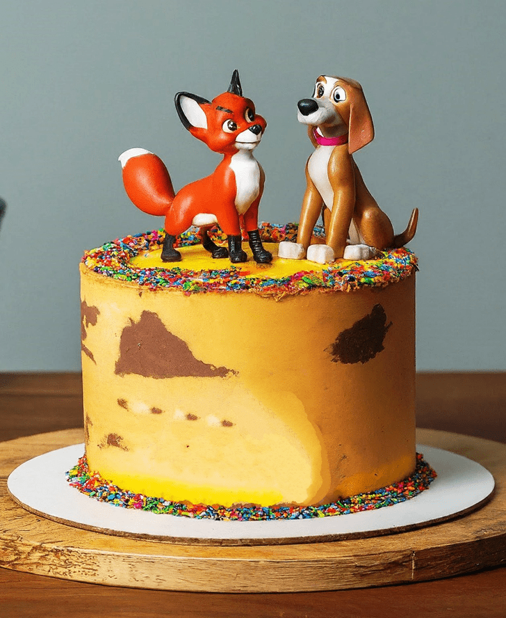 Graceful The Fox and the Hound Cake