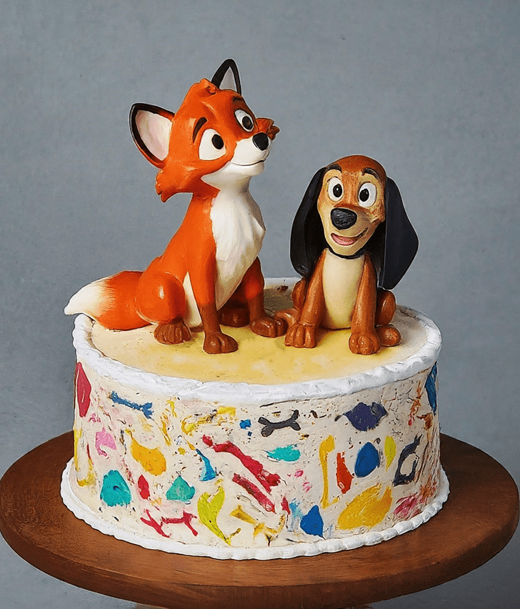 Ideal The Fox and the Hound Cake