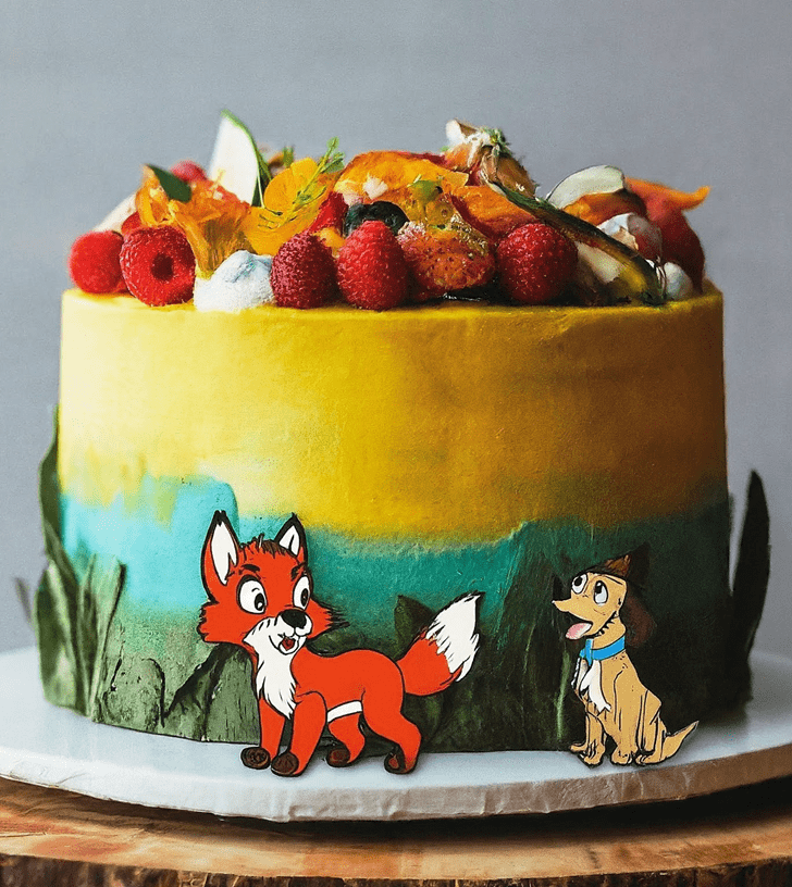 Magnetic The Fox and the Hound Cake