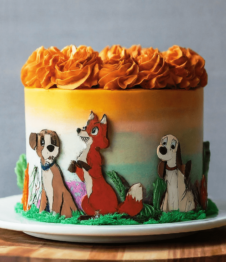 Magnificent The Fox and the Hound Cake