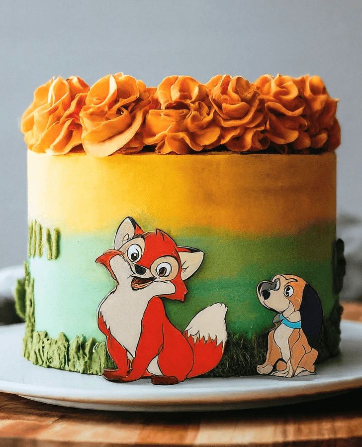 Marvelous The Fox and the Hound Cake