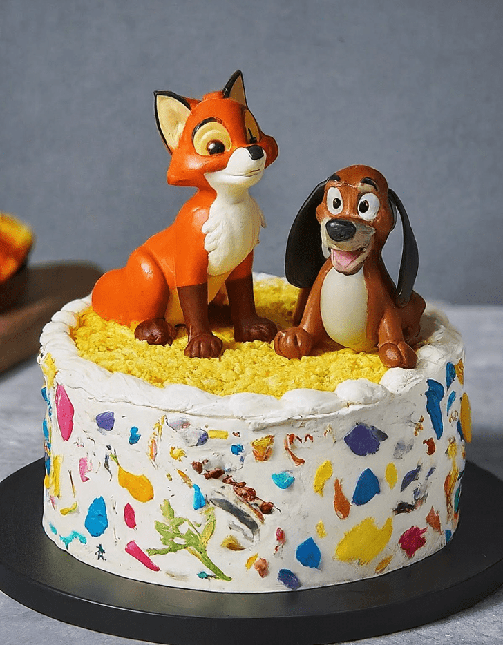 Mesmeric The Fox and the Hound Cake