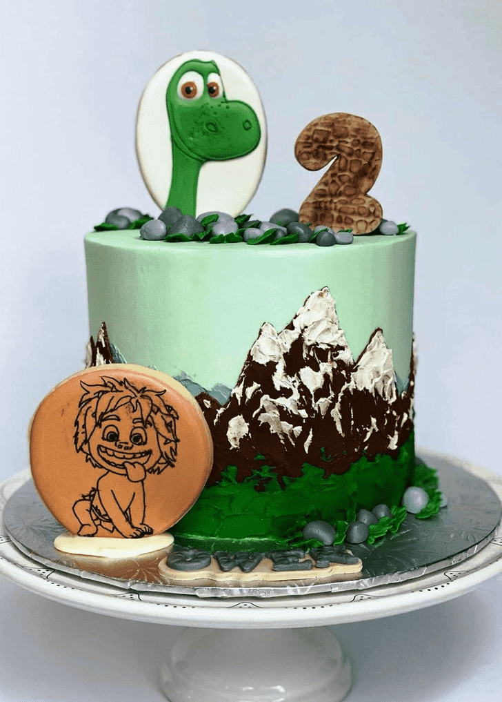 Elegant The Good Dinosaur Cake