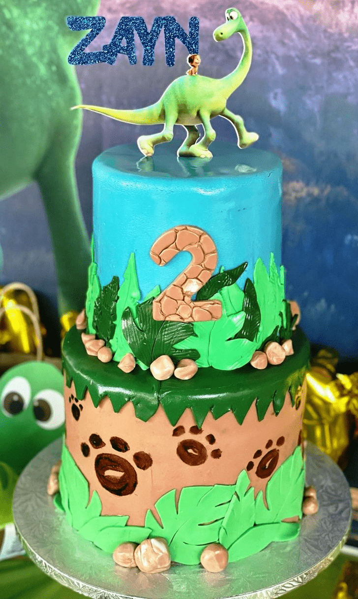 Mesmeric The Good Dinosaur Cake