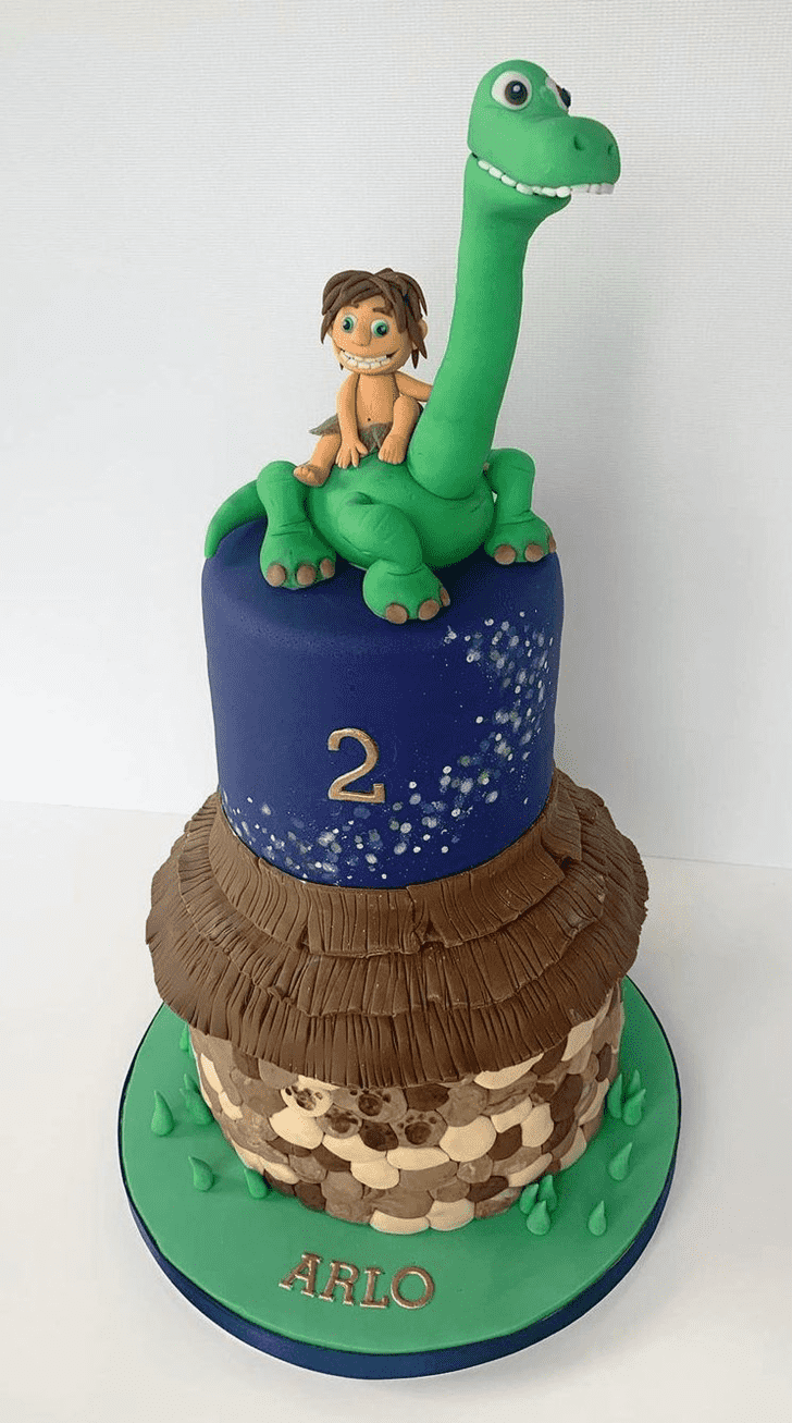 Wonderful The Good Dinosaur Cake Design