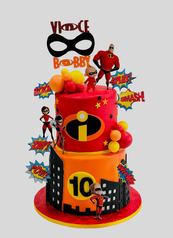 Admirable The Incredibles Cake Design