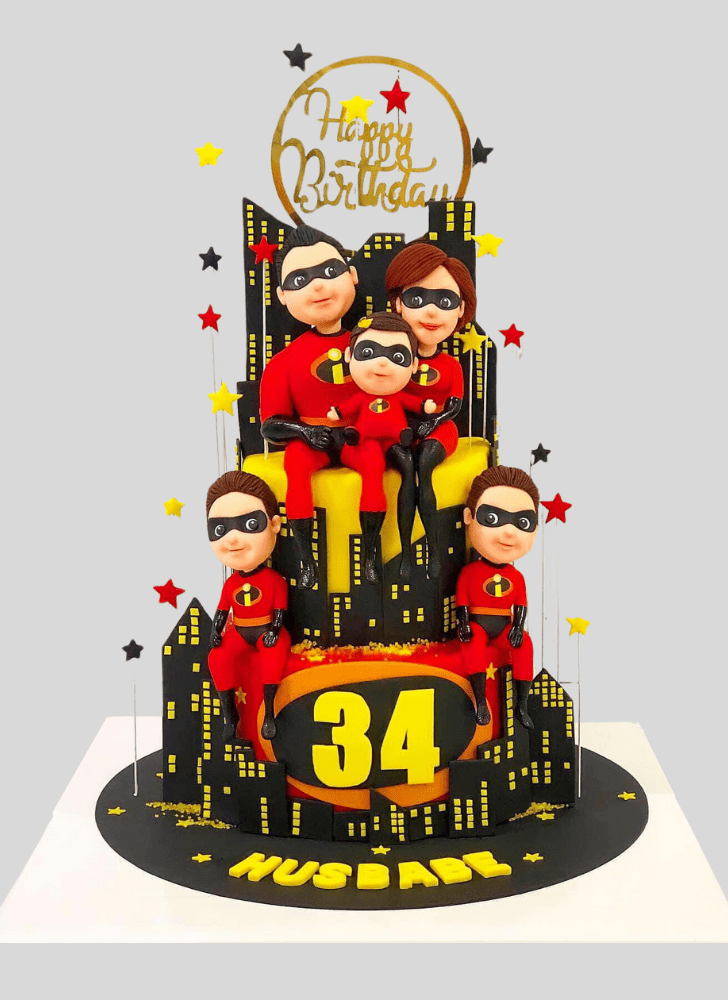 Beauteous The Incredibles Cake