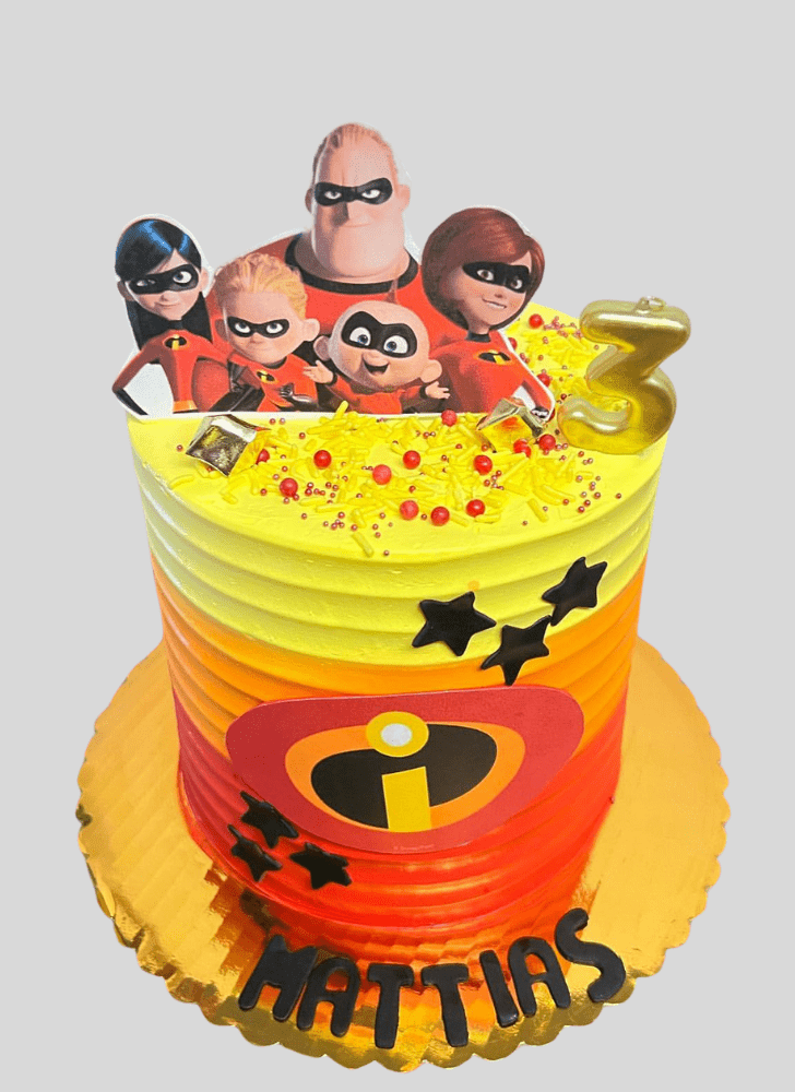 Pleasing The Incredibles Cake