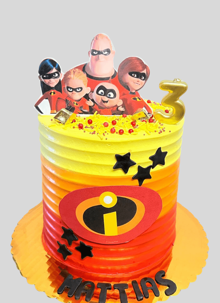 Radiant The Incredibles Cake