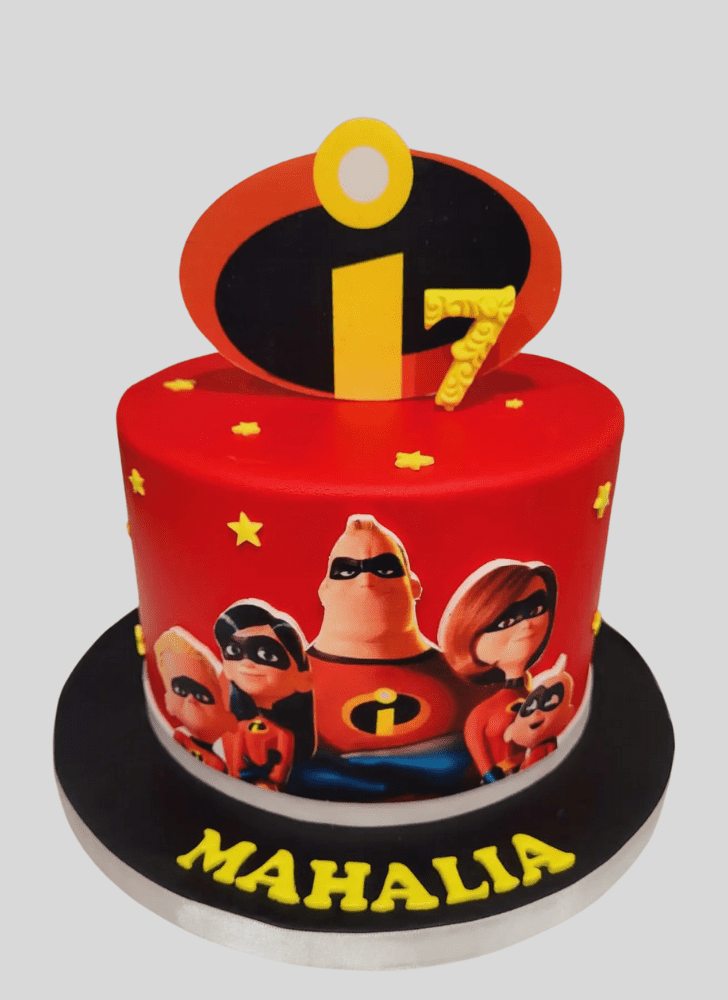 Resplendent The Incredibles Cake