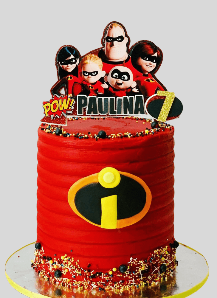 Shapely The Incredibles Cake