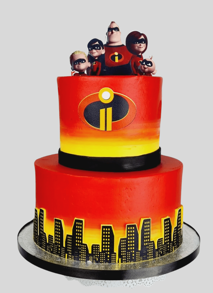 Slightly The Incredibles Cake