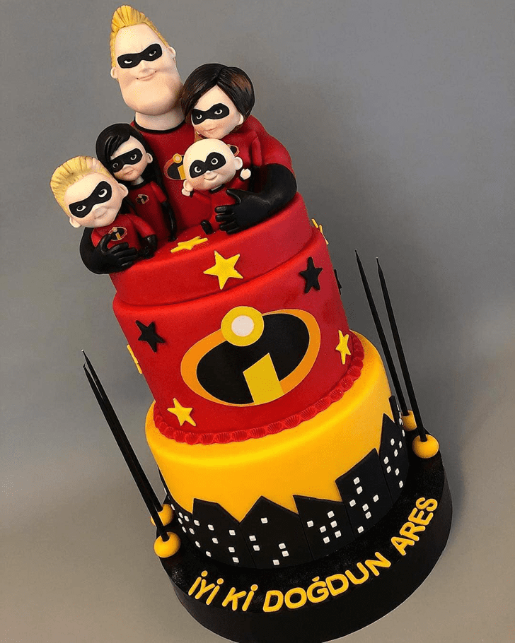 Dazzling The Incredibles Cake