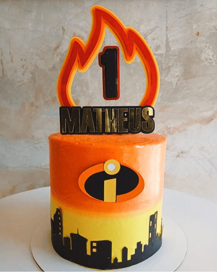 Handsome The Incredibles Cake