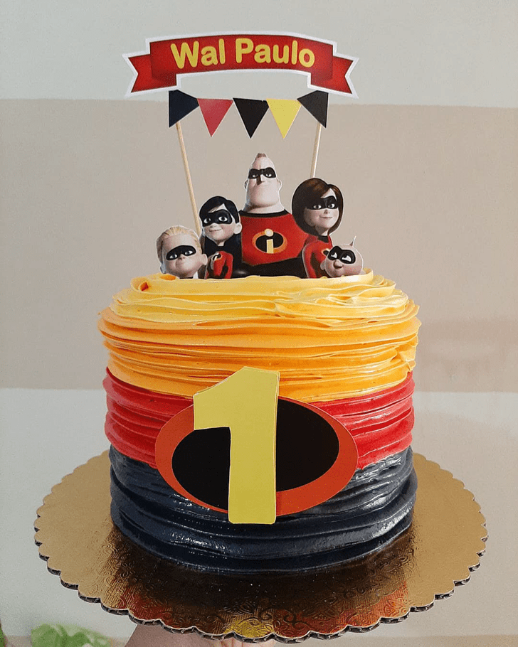 Resplendent The Incredibles Cake