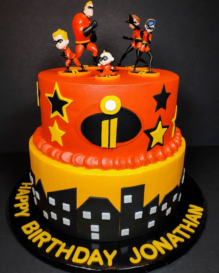 Superb The Incredibles Cake