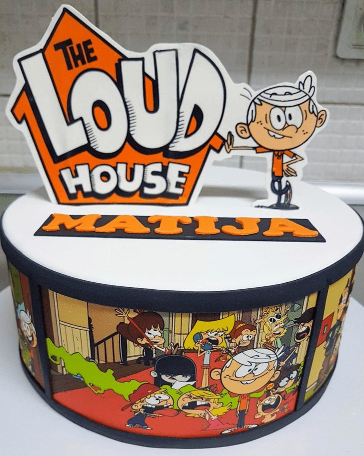 Comely The Loud House Cake