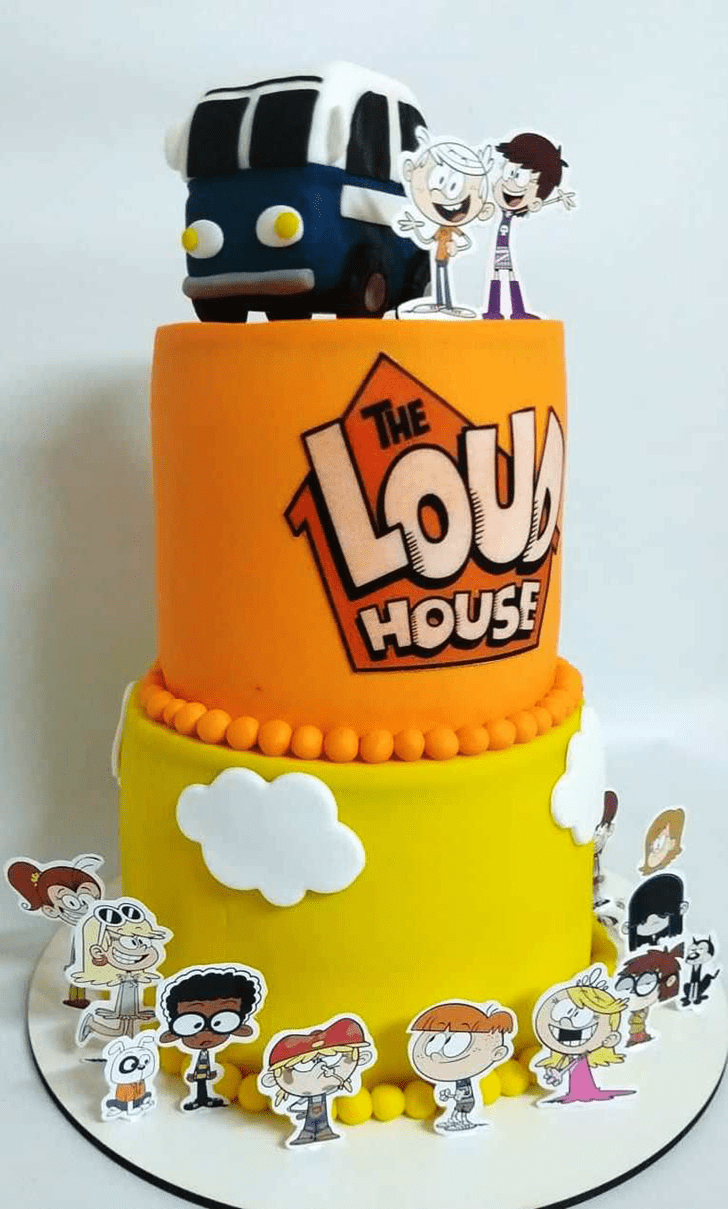 Lovely The Loud House Cake Design