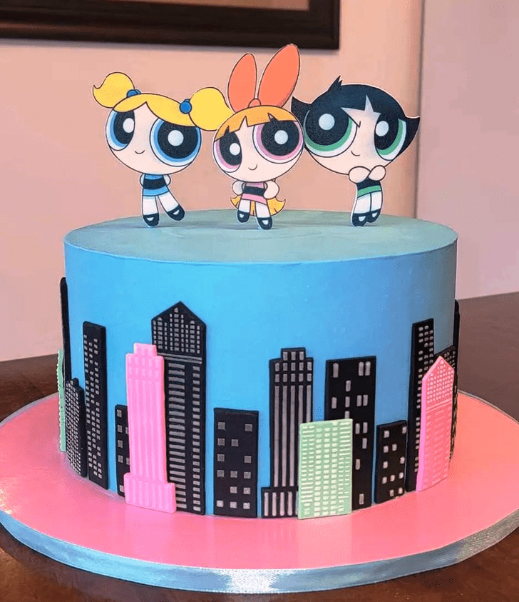 Admirable The Powerpuff Girls Cake Design