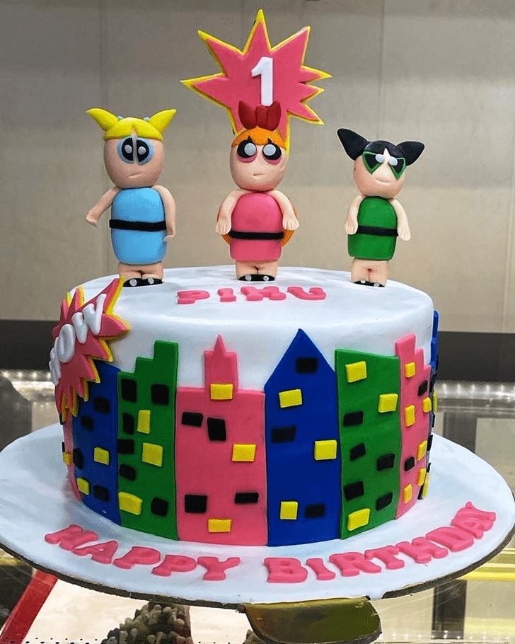 Alluring The Powerpuff Girls Cake