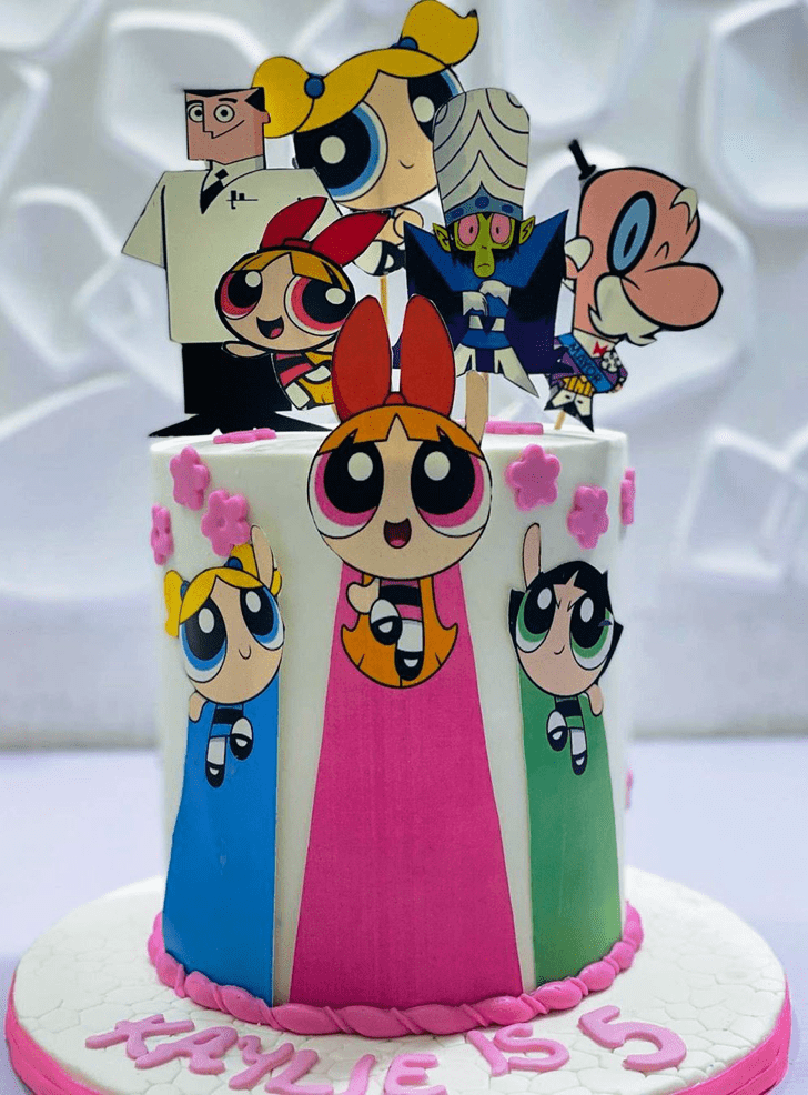 Classy The Powerpuff Girls Cake