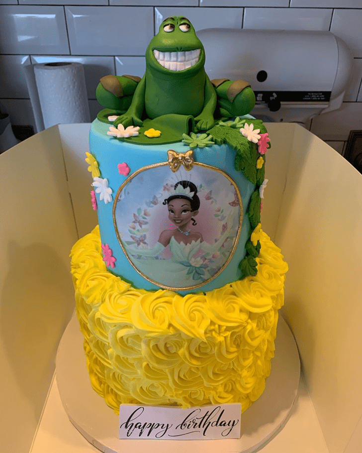 Fine The Princess and the Frog Cake
