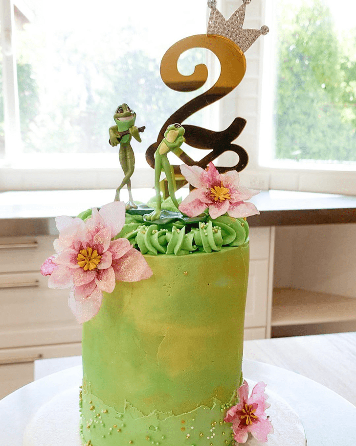 Handsome The Princess and the Frog Cake