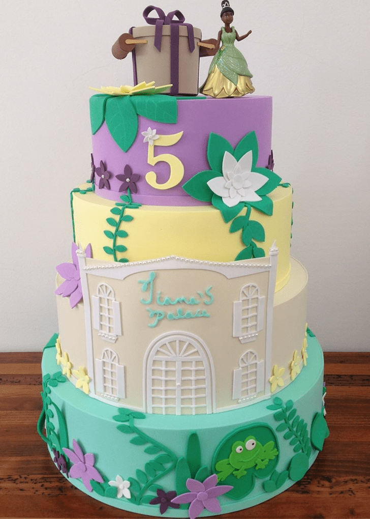 Shapely The Princess and the Frog Cake