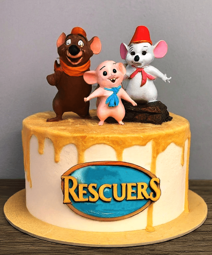 Comely The Rescuers Cake