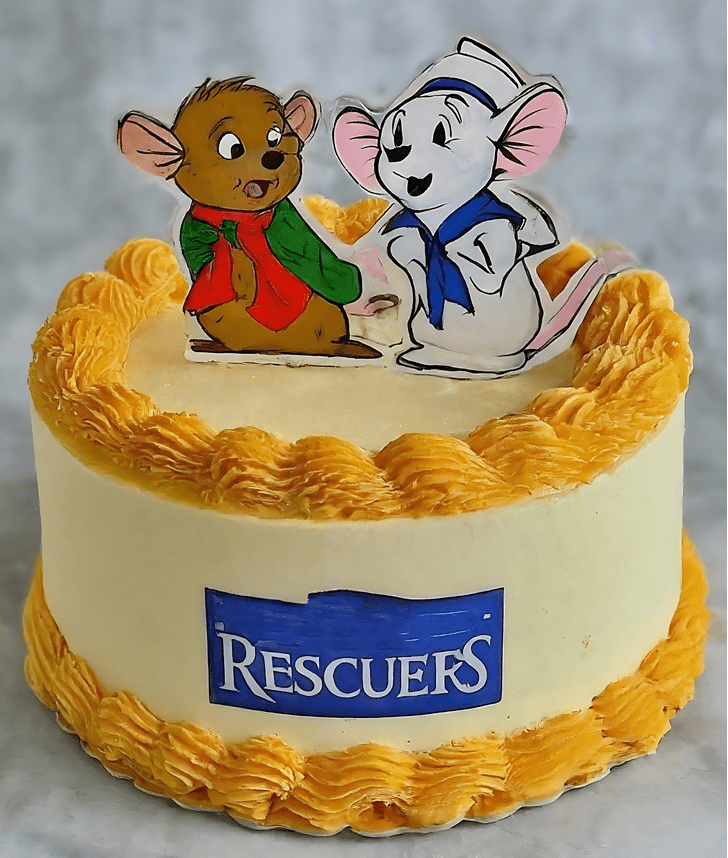 Delicate The Rescuers Cake