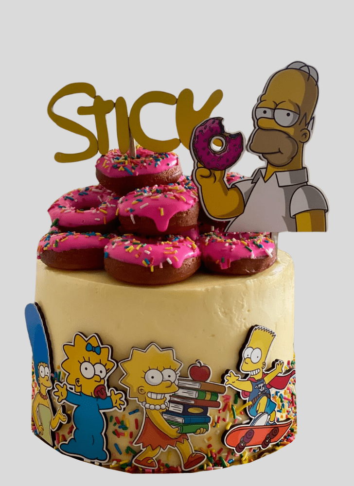 Angelic The Simpsons Cake