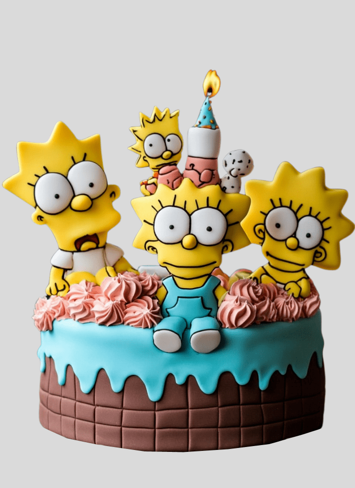 Beauteous The Simpsons Cake